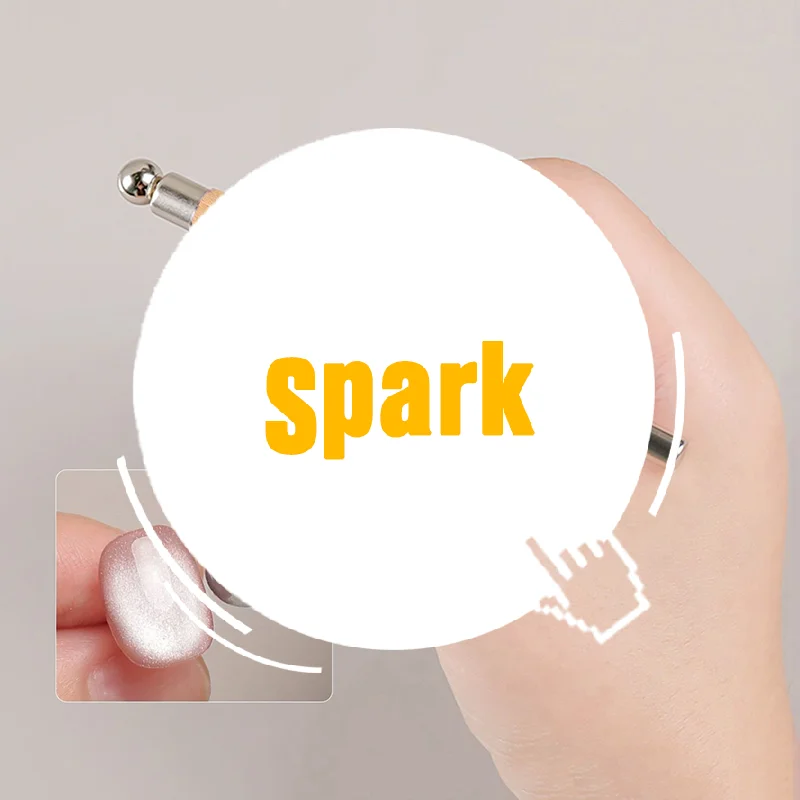 Strong Magnetic Long Double Head Nail Magnet Tool Pens Magnetic Cat Eye Gel Polish Nail Art Kit For DIY Salon Studio Or Home Use