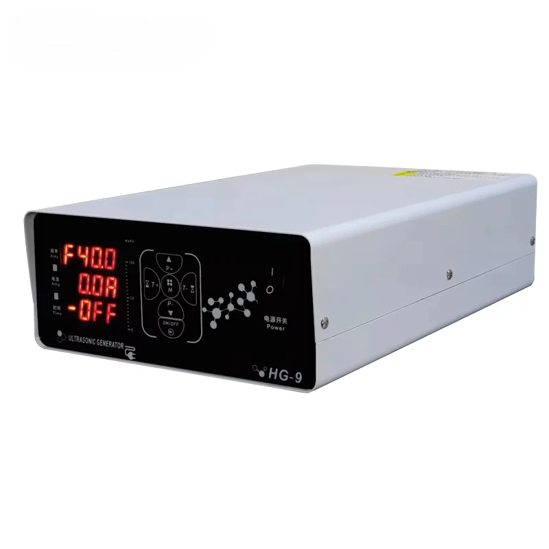 เครื่องกำเนิดคลื่นอัลตราโซนิกกำลังไฟปรับได้ 600W ถึง 1500W สำหรับทำความสะอาดด้วยการสั่นสะเทือน ดีไซน์แบบกวาดกำลังสูง พร้อมหัวทำความสะอาดแบบใหม่