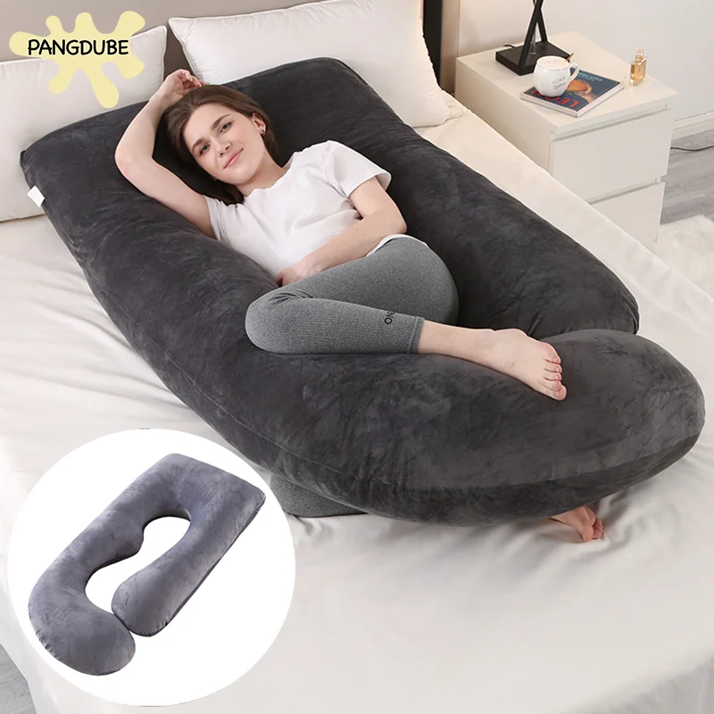 PANGDUBE 3KG Cotton G-shaped Waist Support Pillow for Pregnant Women Pregnancy Pillow Maternity Breastfeeding Cushion Pregnancy