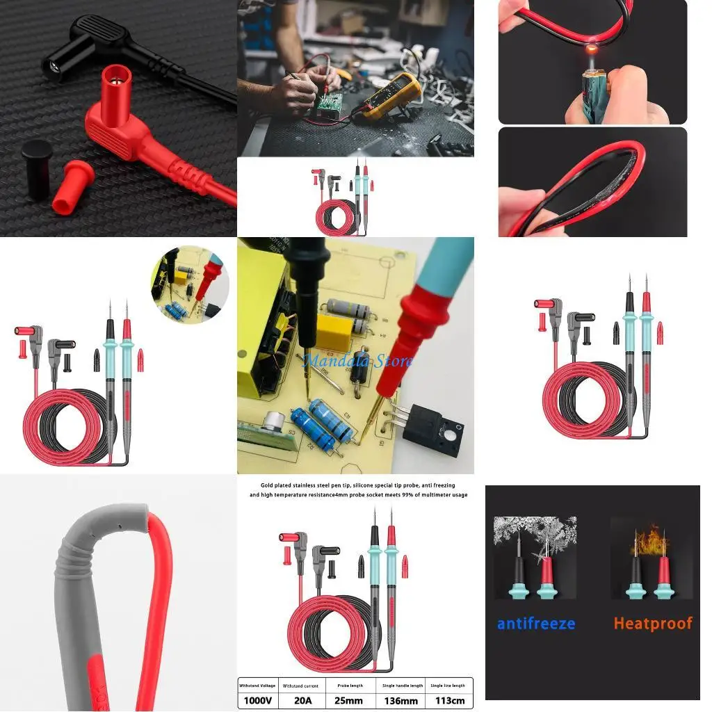 

U2JC Tall Accuracy Elastomer Varnished Multimeter Test Clients With Against Slip Plan
