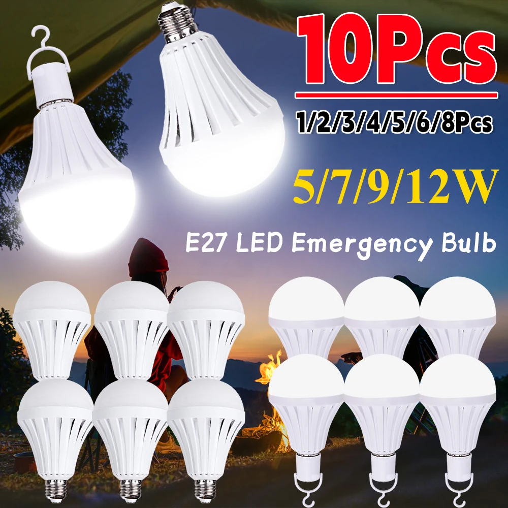 1-10PCS Led Recharg…