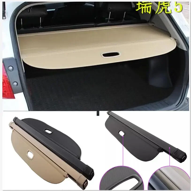 

for Chery Tiggo 5 2014 2015 2016 Car Rear Trunk Security Shield Cargo Cover High Qualit Black Auto Accessories