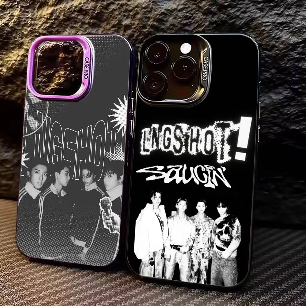 

LNGSHOT SHOT CALLERS lngshot4sho Phone Case For iPhone 17,16,15,14,13,12,11 Plus,Pro Max,Colored Silver Phone Case