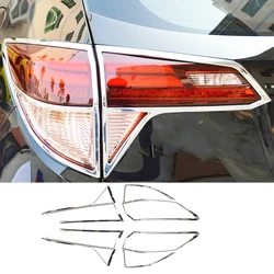 CHROME TAILLIGHT REAR LIGHT LAMP COVER TRIM MOLDING GARNISH STYLING BEZEL GARNISH FOR HONDA VEZEL HRV HRV-V 2016 2017 2018 2019