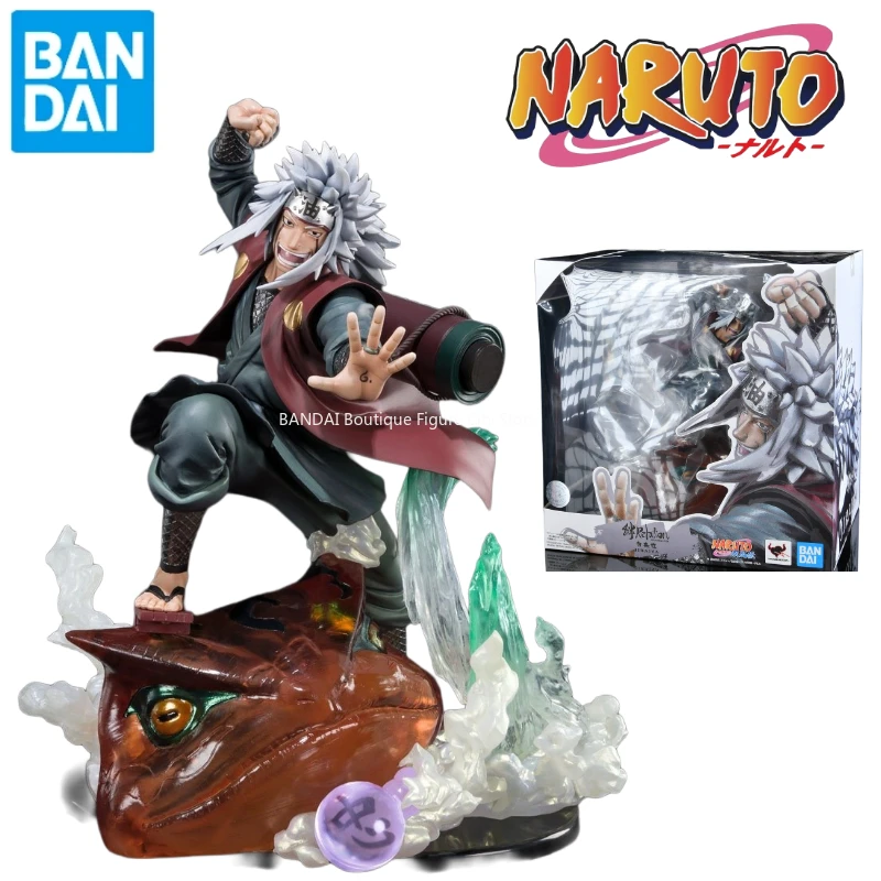 Bandai ناروتو Figuarts صفر Jiraiya عمل الشكل ، لعبة هدية ، جمع نموذج ، هواية في المخزون