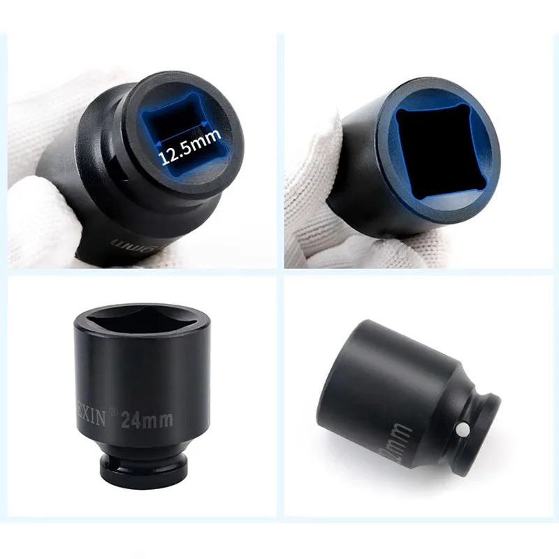 Imagem -05 - Impacto Square Socket Head Drive Pontos Chave de Soquete de ar Car Auto Truck Tire Repair Industrial Pneumática 1pc