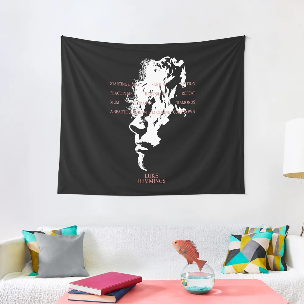 

Luke Hemmings Merch Album Tapestry Room Decor Aesthetic Wall Coverings Nordic Home Decor Tapestry