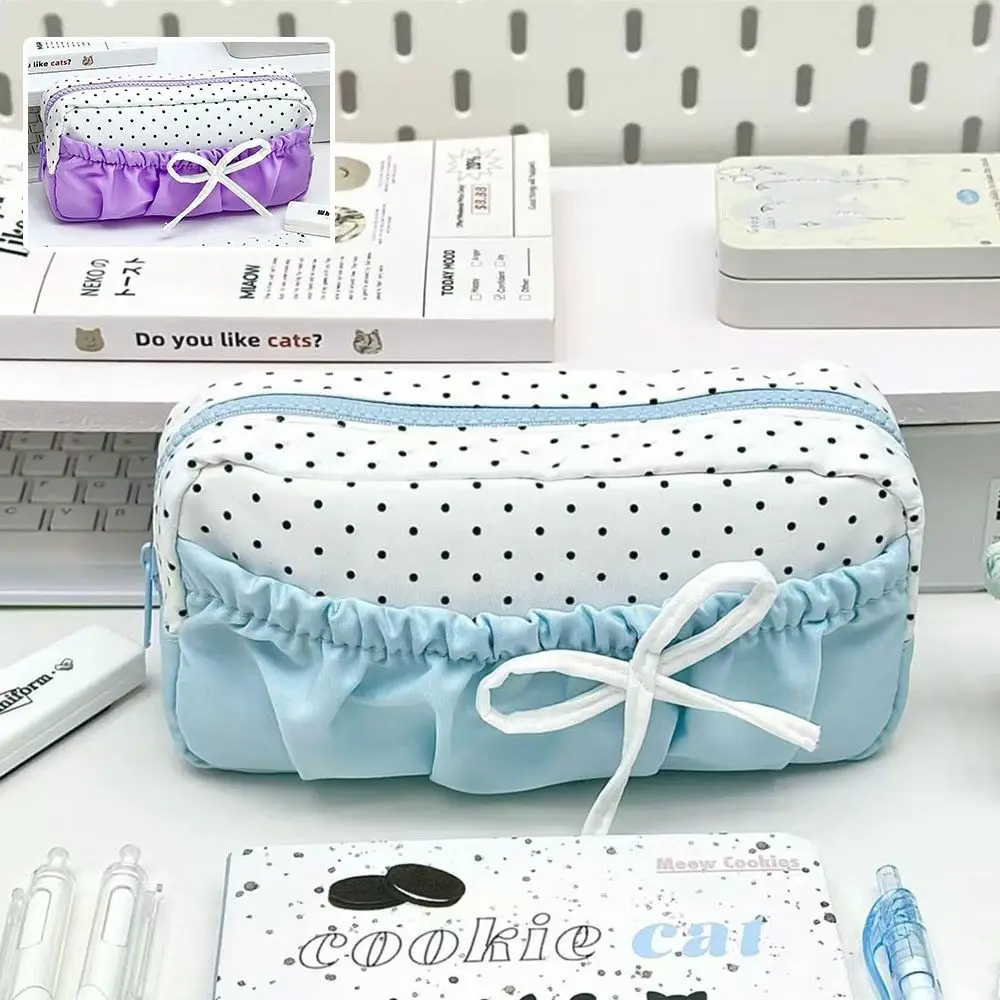 Cartoon Cute Cat Pencil Case Large Capacity Multi-layer Stationery Bag Student Stationery Organizer Gifts