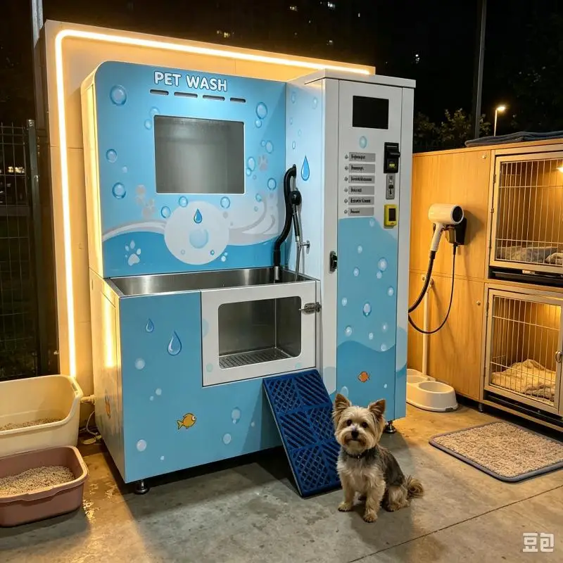 Pet Wash Vending Machine Intelligent Dog Bath System Self Cleaning Grooming Station Pet Care Equipment Manufacturer