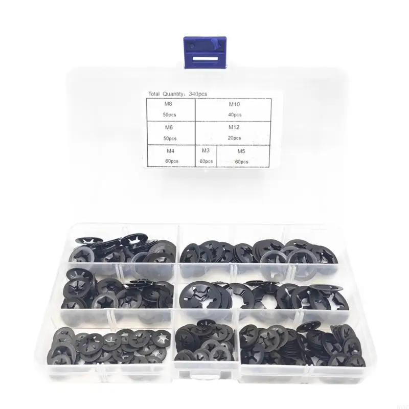 

M4YC 340pcs Внутренние зубные блокировки Starlock Washer