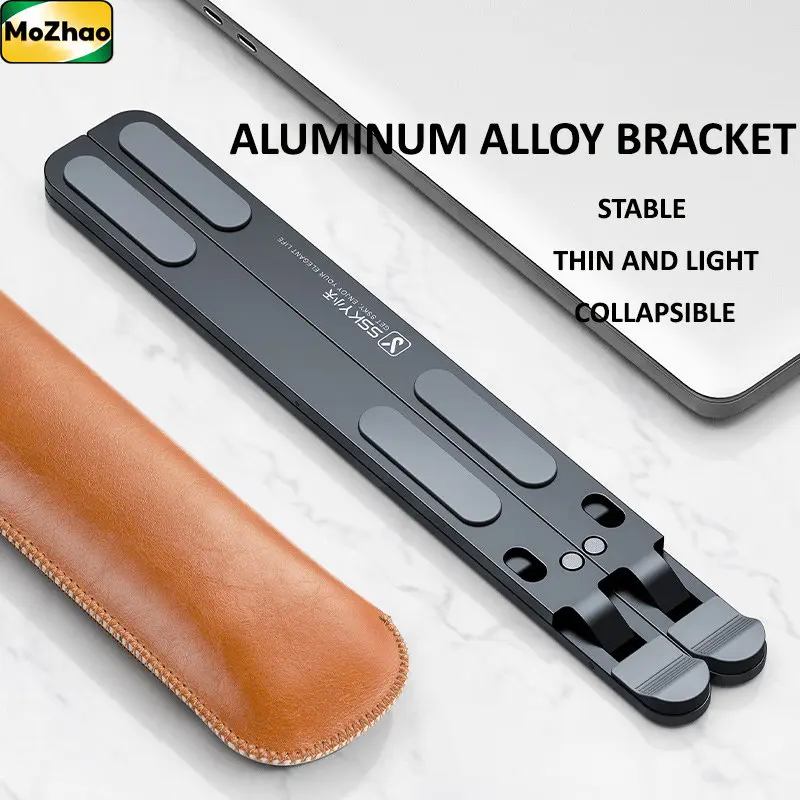 Imagem -01 - Mozhao Suporte para Laptop Pode Levantar Mesa Dobrável Portátil Alongamento Ipad Suporte de Refrigeração Quadro de Liga de Alumínio Suspenso mozhao suporte para laptop pode levantar mesa dobravel portatil alongamento ipad suporte de refrigeracao quadro de liga de aluminio suspenso 01