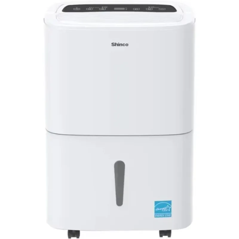 Shinco 6,000 Sq.Ft Energy Star Dehumidifier, Ideal for Large Rooms and Home Basements, Efficient Moisture Removal