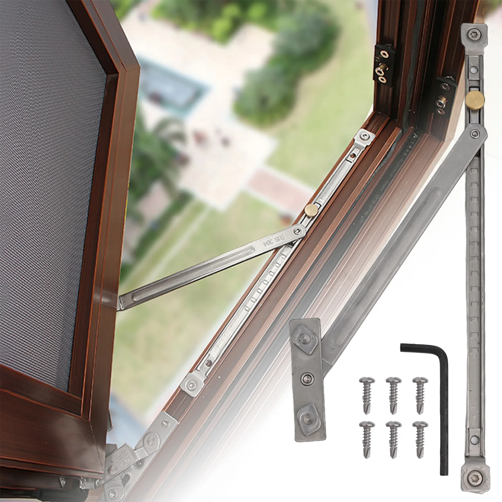 Wind Support Broken Bridge Window Sliding Wind Bracing Limiter Inside Two-link Angle Controller Window Wind Support Hardware