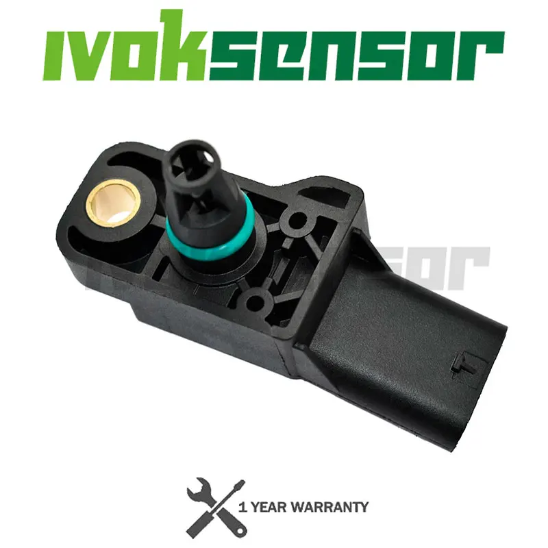 Sensor de presión absoluta del colector MAP para VW Volkswagen Beetle Jetta Passat Golf GTI Golf SportWagen Golf 0261230416 06L906051B