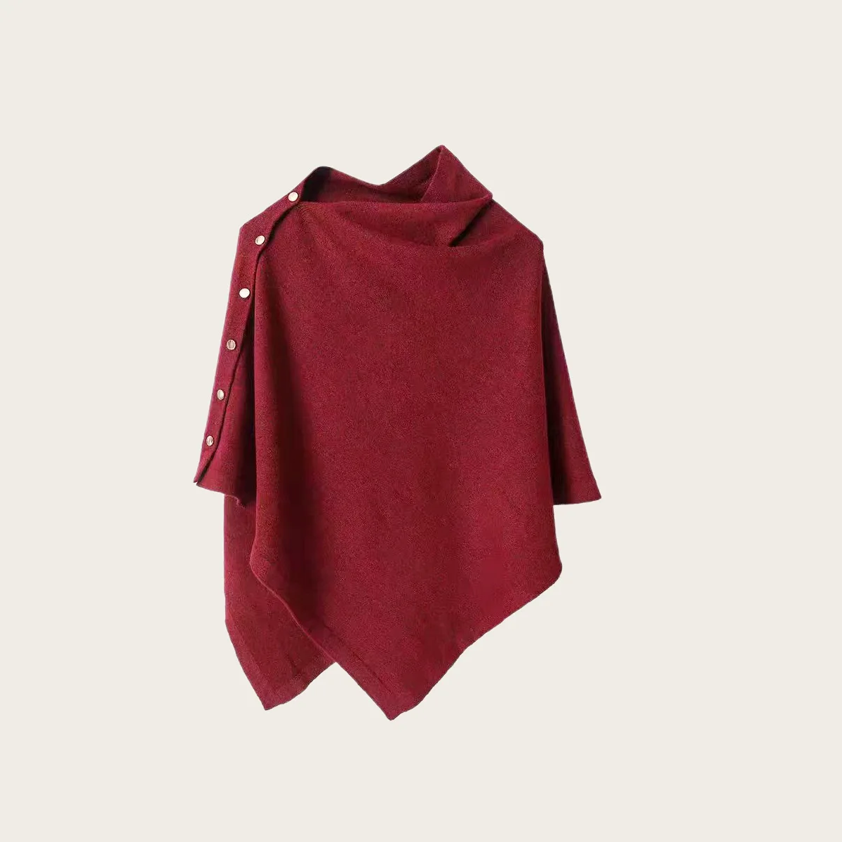 Knitted Poncho Shawl for Women Warm Autumn Winter Cape Wrap Loose Shoulder Cover for Office Travel and Daily Wear