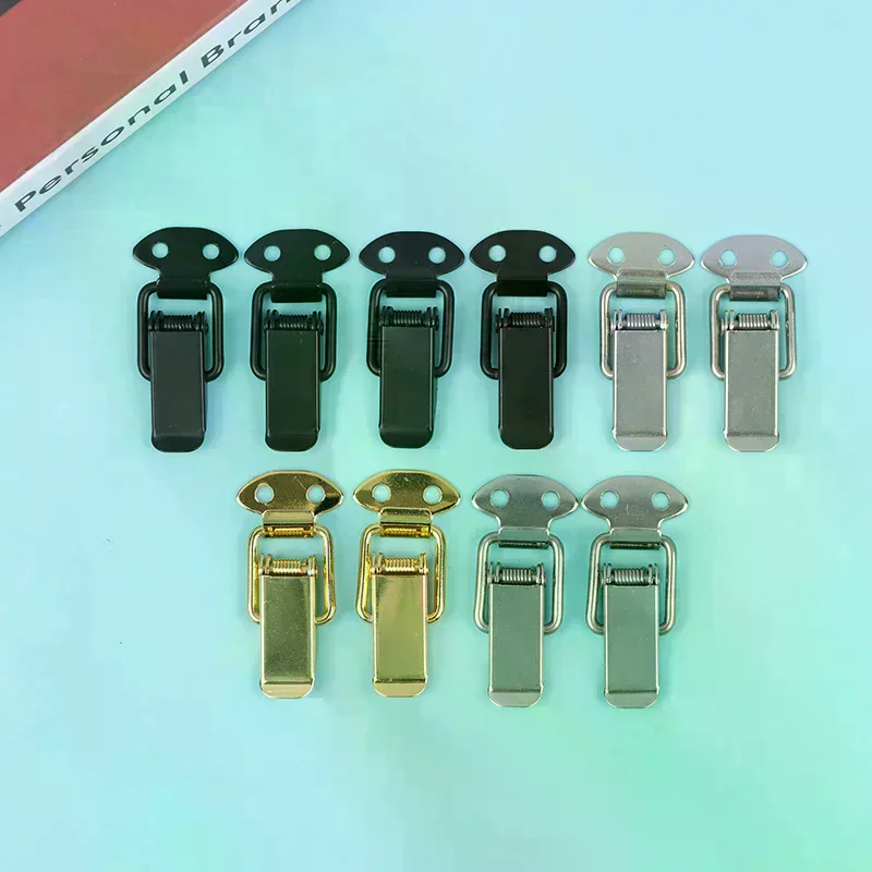 Spring Case Box 2PCS Snap Lock Toggle Latches Loaded Clamp Clip Latch Catch Toggle Tension Lock Lever Clasp Closures