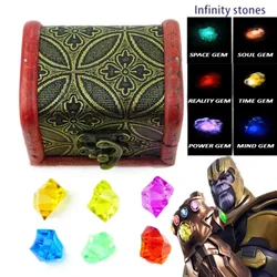 Infinity Gauntlet Infinity Stones Set of All 6 Pcs Gem Acrylic Charms Cosplay Accessories Props