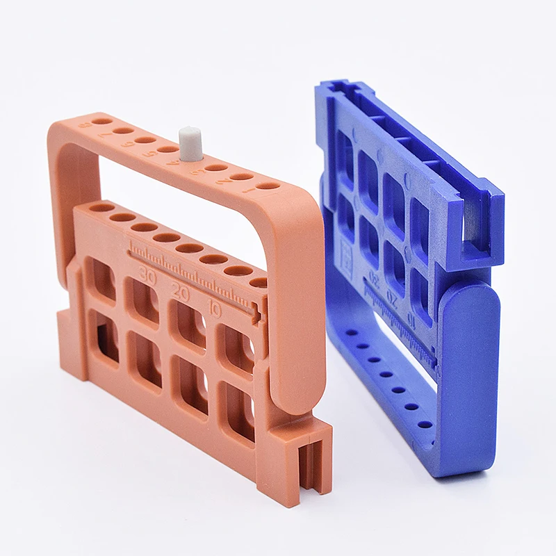 

Dental 8/16Holes Plastic Holder for Rotary K H R files Measuring Instrument Endodontic File Drill Autoclavable 16Holder 8Holder