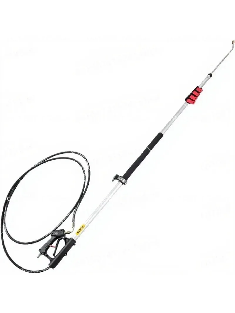 24 Inch High Pressure Washer Accessories Car Washer Five Section Nozzle Extension Rod Telescopic Rod Set
