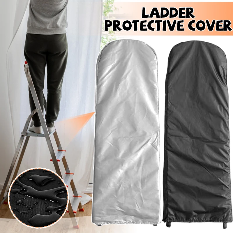 Folding Ladder Protective Cover Drawstring Adjustable Step Ladder Dust Cover Waterproof Sunscreen Protector Storage Case