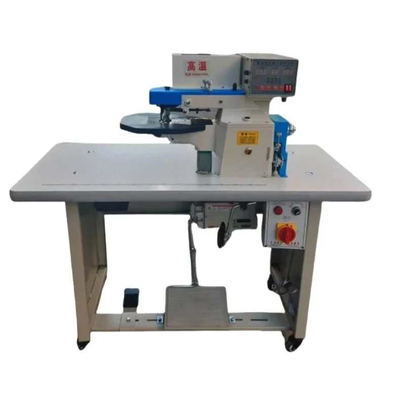 2026-Semi Automatic Cement Hot Melt Leather Edge Glue Folding Machine for Notebook/Wallet/ Shoe Upper/ Gift Box