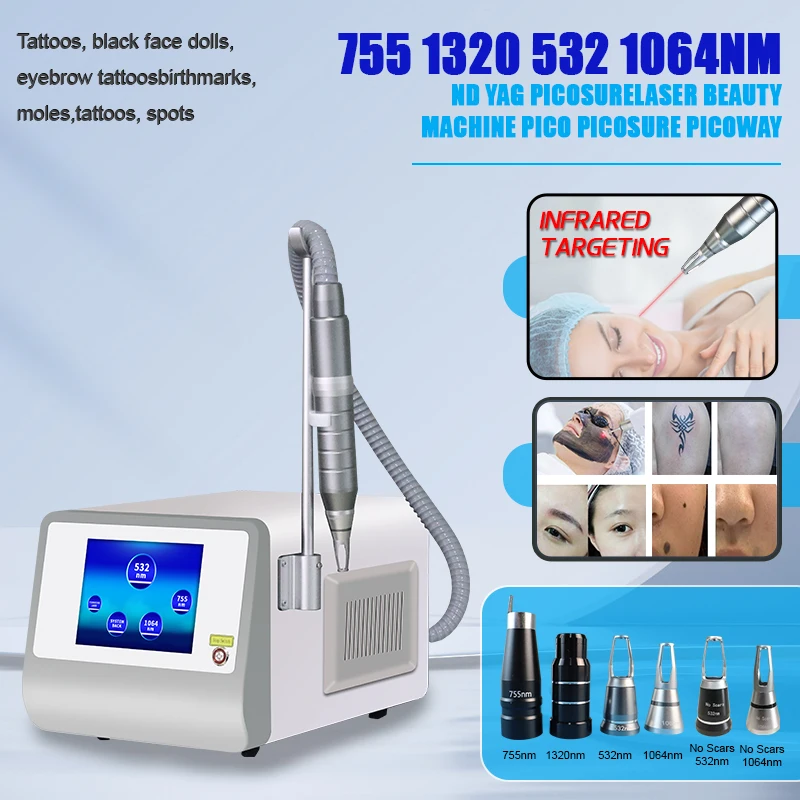 

ADG Newest Picosecond Tattoo Removal Laser Machine Pigment Removal q switch nd yag laser Tattoo Removal Eyebrow