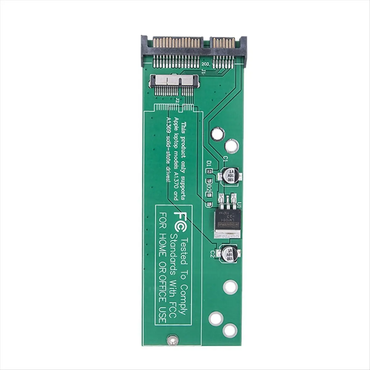 ABAN SSD to SATA Converter Card for 2010 2011 for Air 6+12 Pin A1369 A1370 A1375 A1377 Green