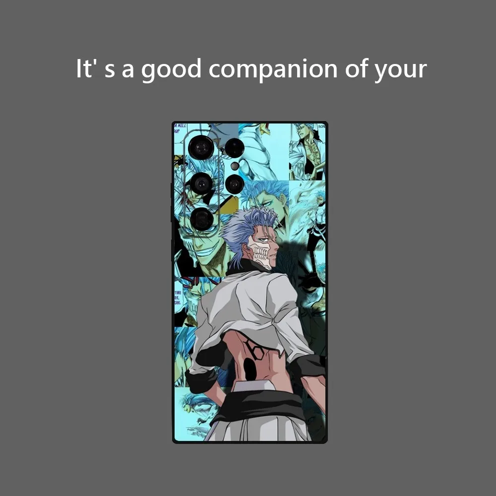 Anime G-Grimmjow J-Jaegerjaquez Phone Case for Samsung Galaxy S24 Ultra S22 S23 Ultra S21 S20 5G Protective Soft Silicone TPU Fu