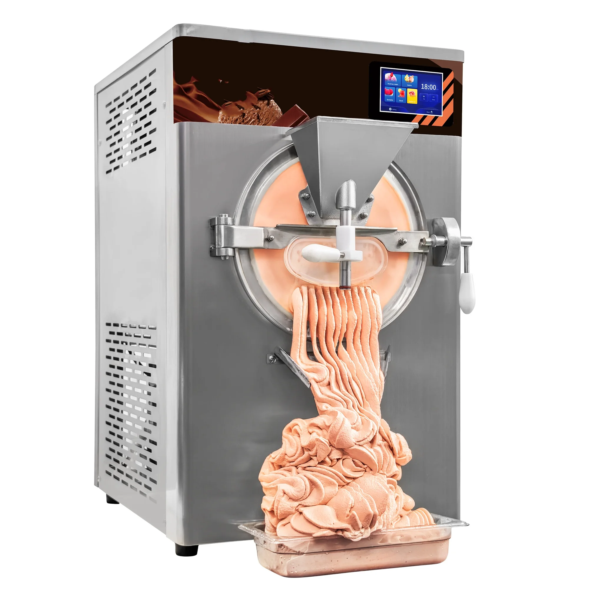 

Ice Cream Making MachineIce Creme Machine Commercial Automatic Ice Cream Cone Machine Italian Gelato