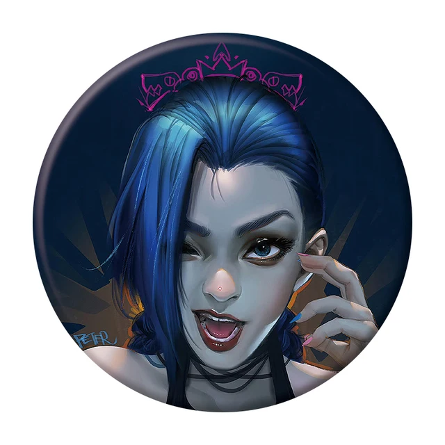 コックローチ アニメスタイル ピンズ Anime Arcane Season 2 Brooch Pin Cute Figure Vi Jinx Caitlyn