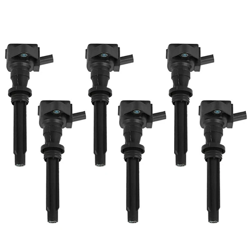 

6PCS LR035548 C2Z18619 UF730 DX2312A366AC Ignition Coils For Land Rover Range Rover Sport Discovery IV LR4 5.0 Jaguar XJ XF XK