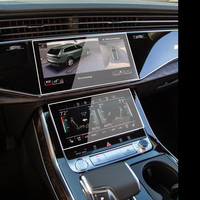 2pcs Screen protector Tempered glass film For Audi Q7 Q8 2019 2020 Car GPS navigation film LCD  Anti-scratch Film  