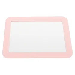 Plastic Magnetic Makeup Mirror Rectangular Multi-purpose That Can Be Attached to The Iron Cabinet (pink) Locker Bedroom Glass