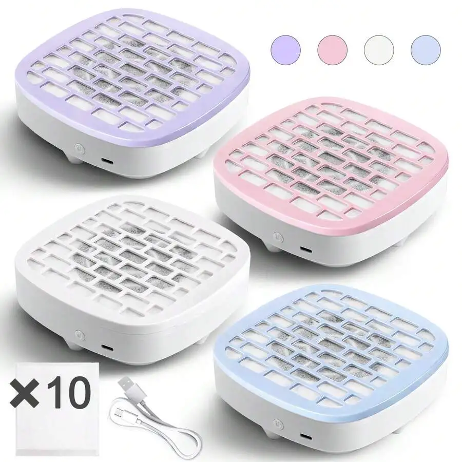 

Mini Portable Nail Dust Collector With USB Filter For Home Salon Professionals