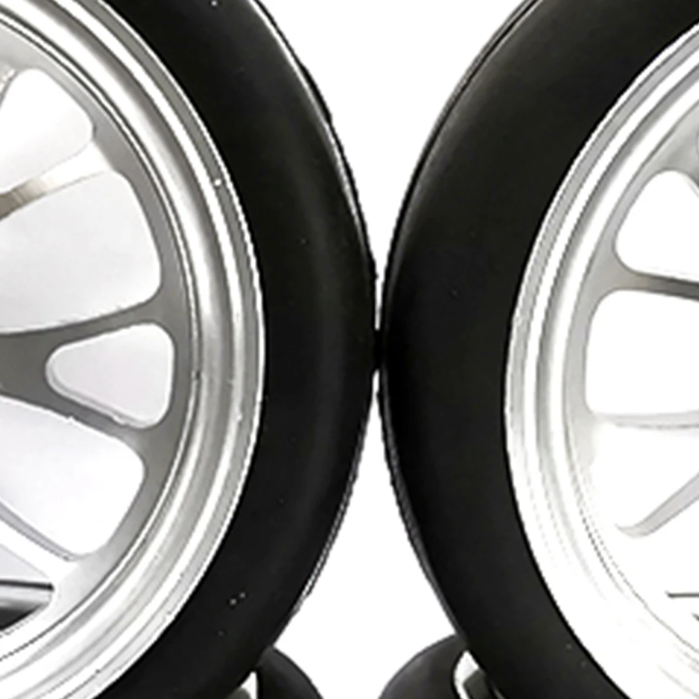 RCGOFOLLOW 휠 림 타이어 RC 자동차 부품 내마모성 RC 휠 림 타이어 1/10 WPL D12 오프로드 RC 업그레이드 부품 블랙