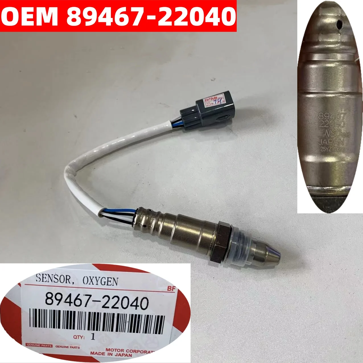 

OEM 89467-22040 для Lexus IS CT для автомобиля Totoya Auris Corolla, автозапчасти, датчик кислорода 89467-30050 263192 89467-33220 89467-22050