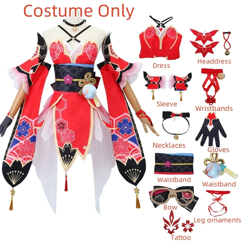 Honkai Star Rail Sparkle disfraz de Cosplay para mujer, conjunto completo de máscara, peluca, traje de juego de rol, vestido de Carnaval de Halloween para Honkai Star Rail