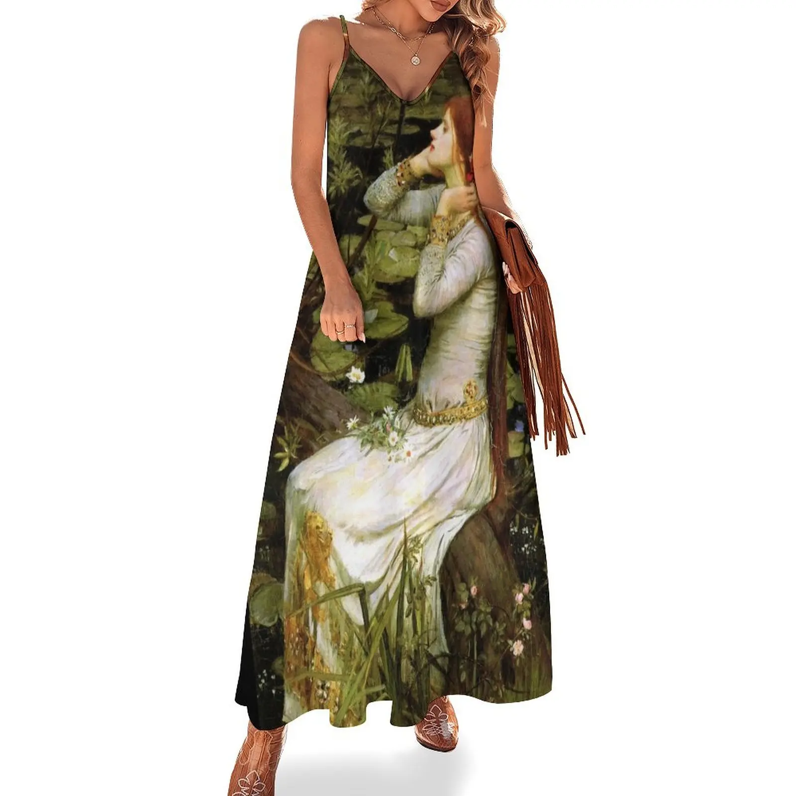 Ophelia 1894 - John William Waterhouse Sleeveless Dress dresses for womens dresses ladies 2024 summer