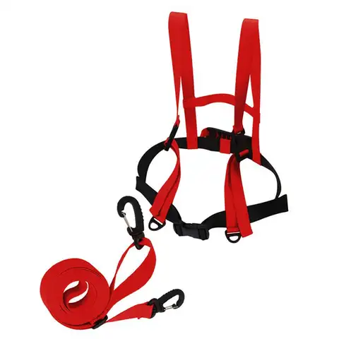 AEF6-Children Ski Training Belt Safety Traction Harness Rope For Outdoor Snowboard Skating