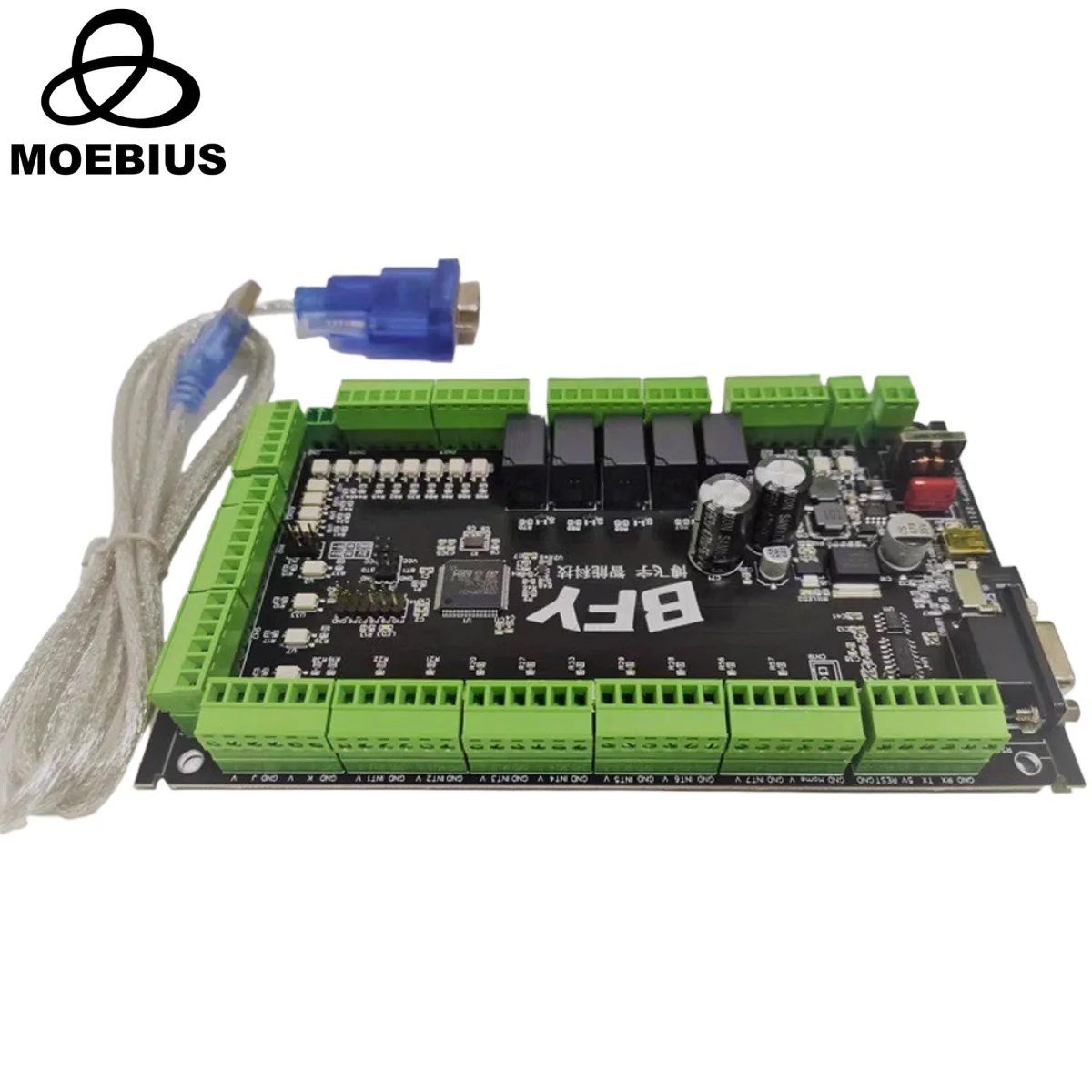 Tarjeta de Control de brazo robótico Industrial de 6 DOF con apilador SCARA STM32F407, puerto serie Delta, wifi, aplicación Android, visión artificial
