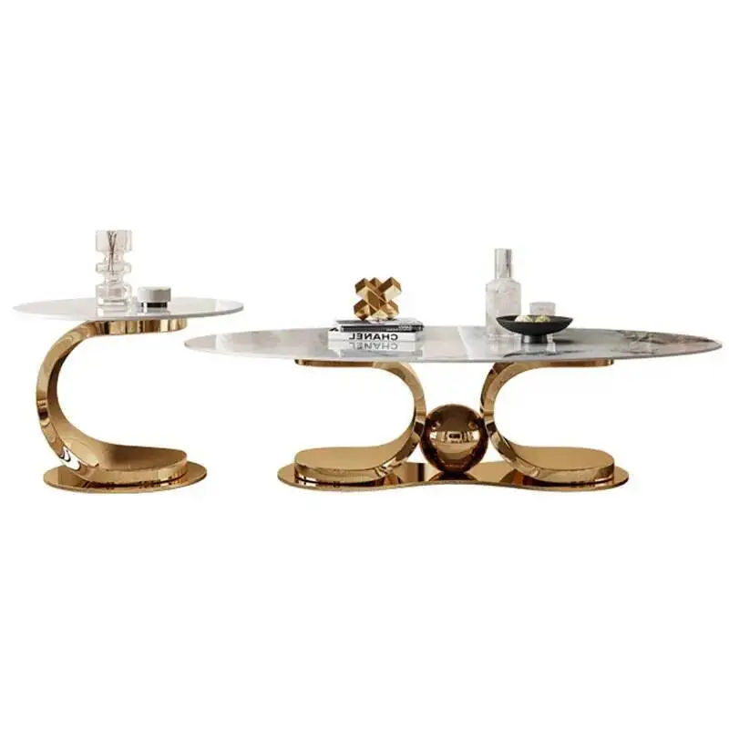 Spogliatoio Tavoli da salotto Libro Design di lusso Sala Tavolino da caffè in marmo Consolle da tè rotonda Mesas De Centro Para Sala Tavolo