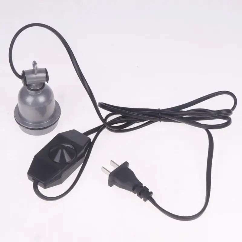 

E27 Light Socket Screw Plug Adapter Converter Animal Heating Lamp Holder With 1.8m Switch Wire For Industrial Lighting ＆ Heating