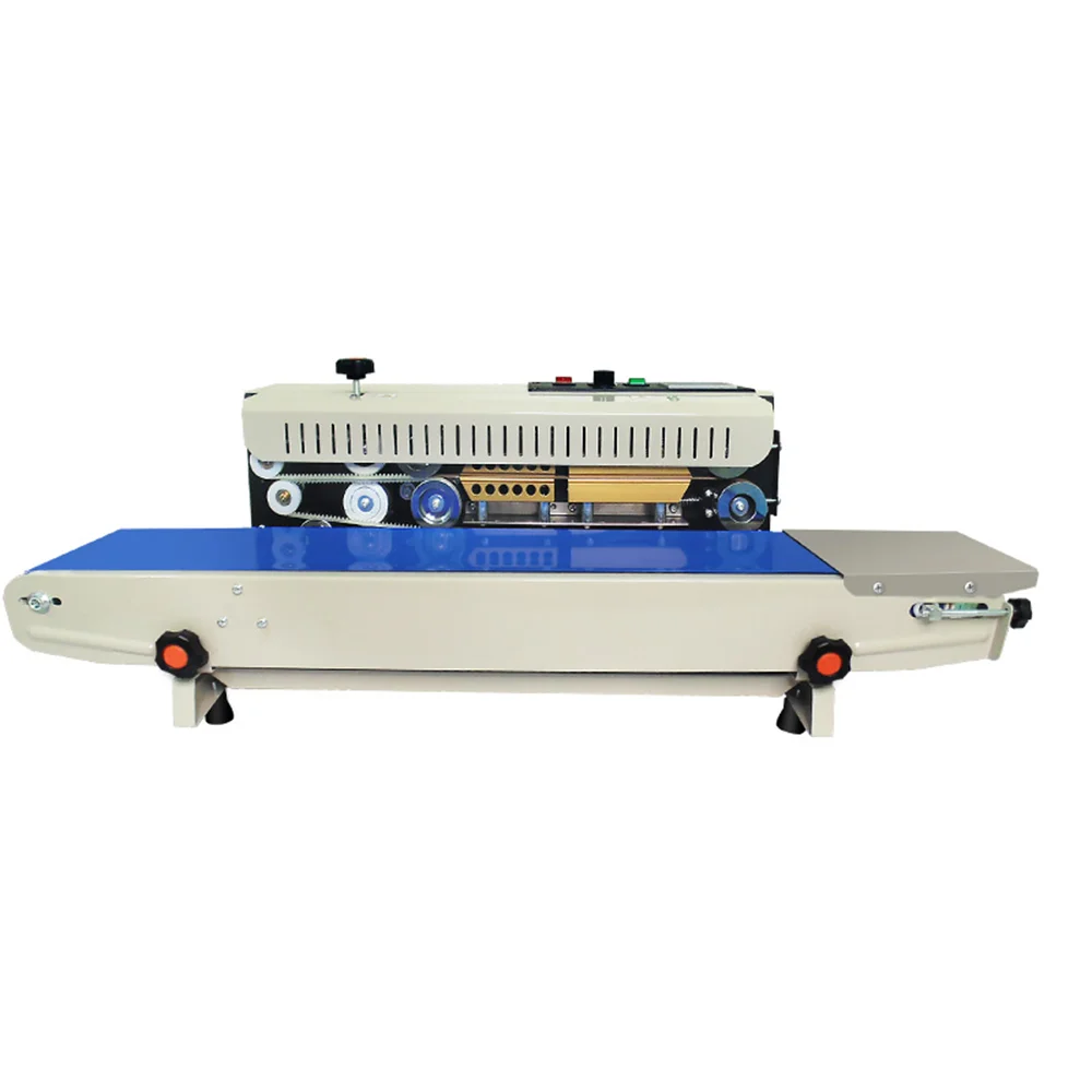 

Commercial Hot Continuous Heat Sealing Machines Food Plastic Bag Tea Automatic Date Spraying Coding Machine Ink Printer