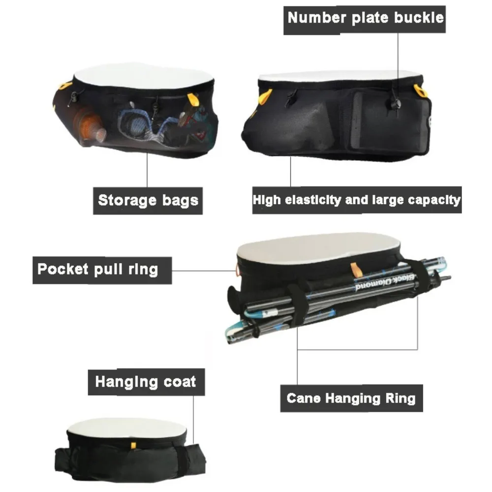 New Mesh Running Waist Bag High Capacity Outdoor Sport Bags Lightweight Water Kettle Waist Bag