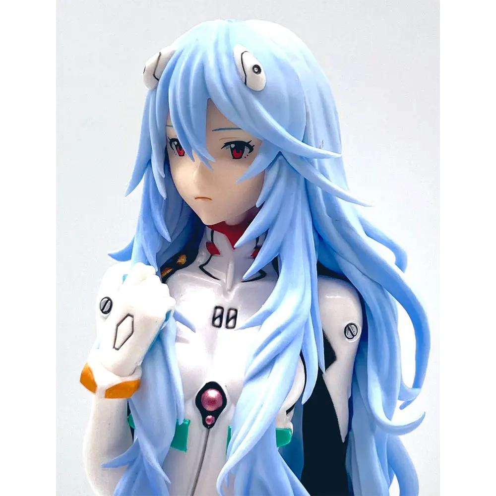 EVANGELION-Figurine Anime en PVC, AYANAMI REI, Modèle d'Animation Debout, Jouet de Collection, Cadeau Décoratif, THRICE UPON A TIM, 21cm, 3.0 + 1.0