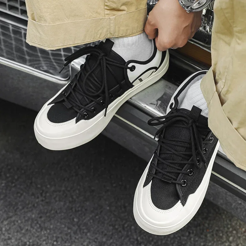 2024 New Breathable and Versatile Niche Thick Sole Comfortable Height Increasing Trend Fashionable Casual Sports Canvas Shoes