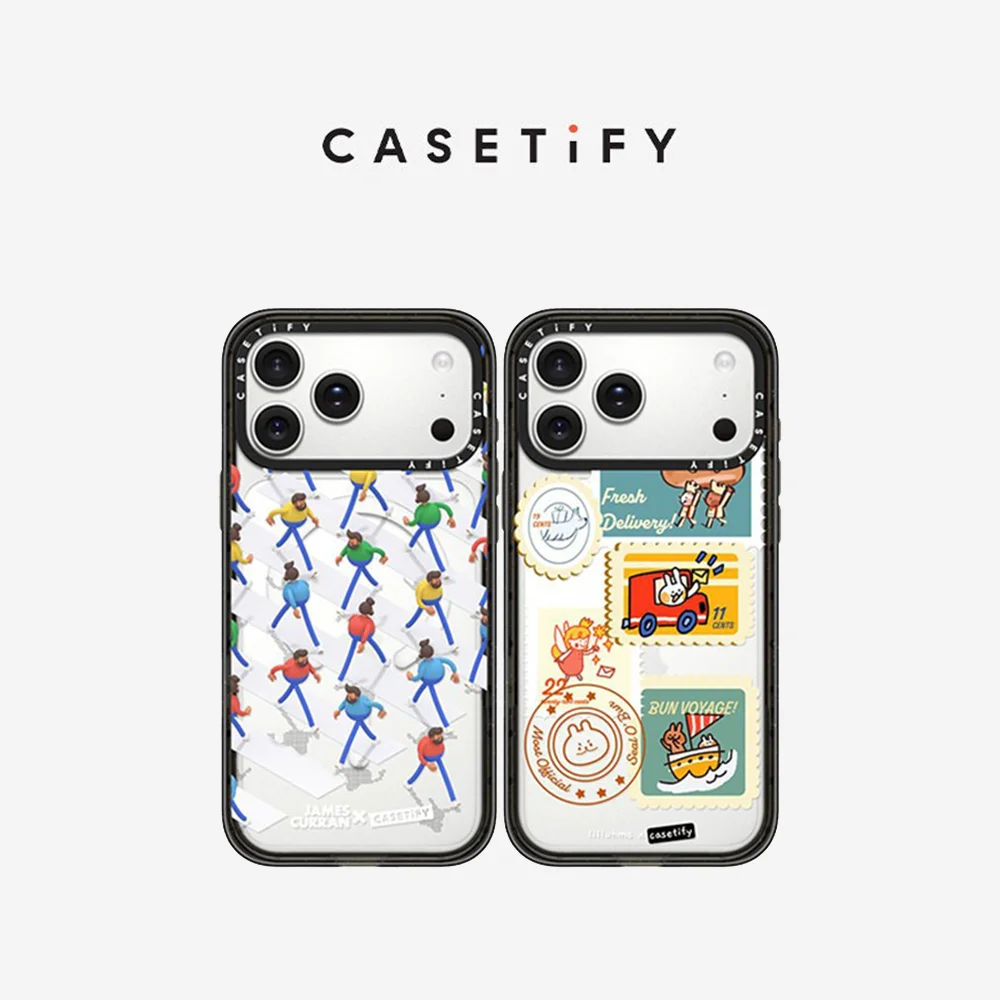 Funda Magnética Antigolpes CASETiFY Serie James Curran Liliuhms para iPhone 13 14 15 16 17 Pro Max Air Plus