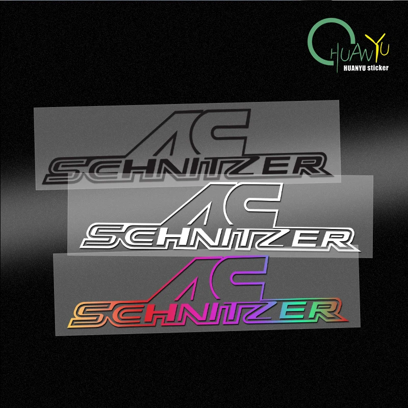 Car Styling Car Vinyl Decal AC Schnitzer Window Car Body PVC Carving Decal Sticker for BMW X1 X3 X5 X6 3series 5 Series 7 Series