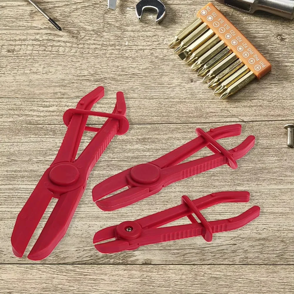 

Automotive Car Repair Hand Tool Set 3Pcs Heavy Duty Hose Clamp Pliers for Brake Fuel Water Line Clamp Removal Installation