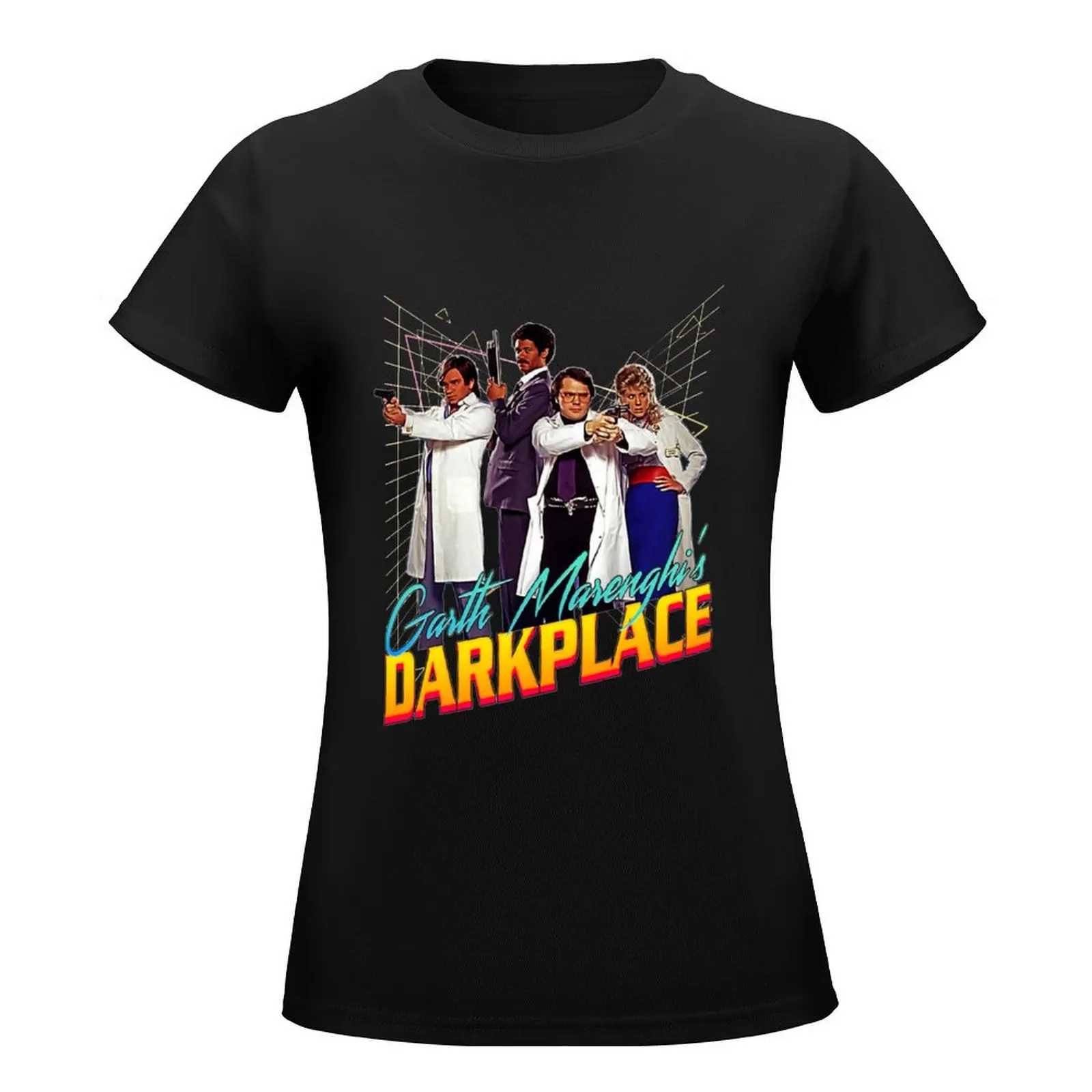 Darkplace 80s Version T-Shirt shirts graphic tees aesthetic clothes anime clothes Woman T-shirts